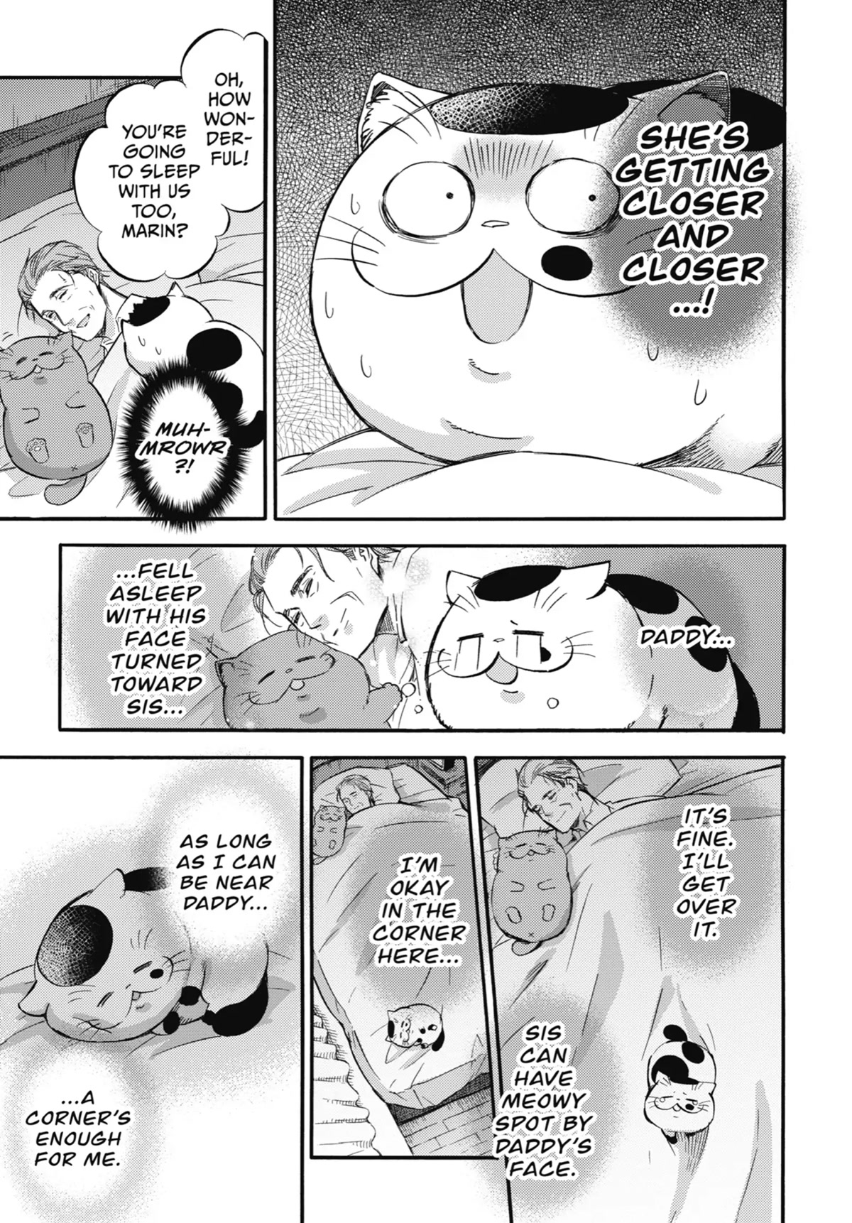 Ojisama to Neko Chapter 61.5 page 3 - Chapter 61.5: Meowy Bedfellows