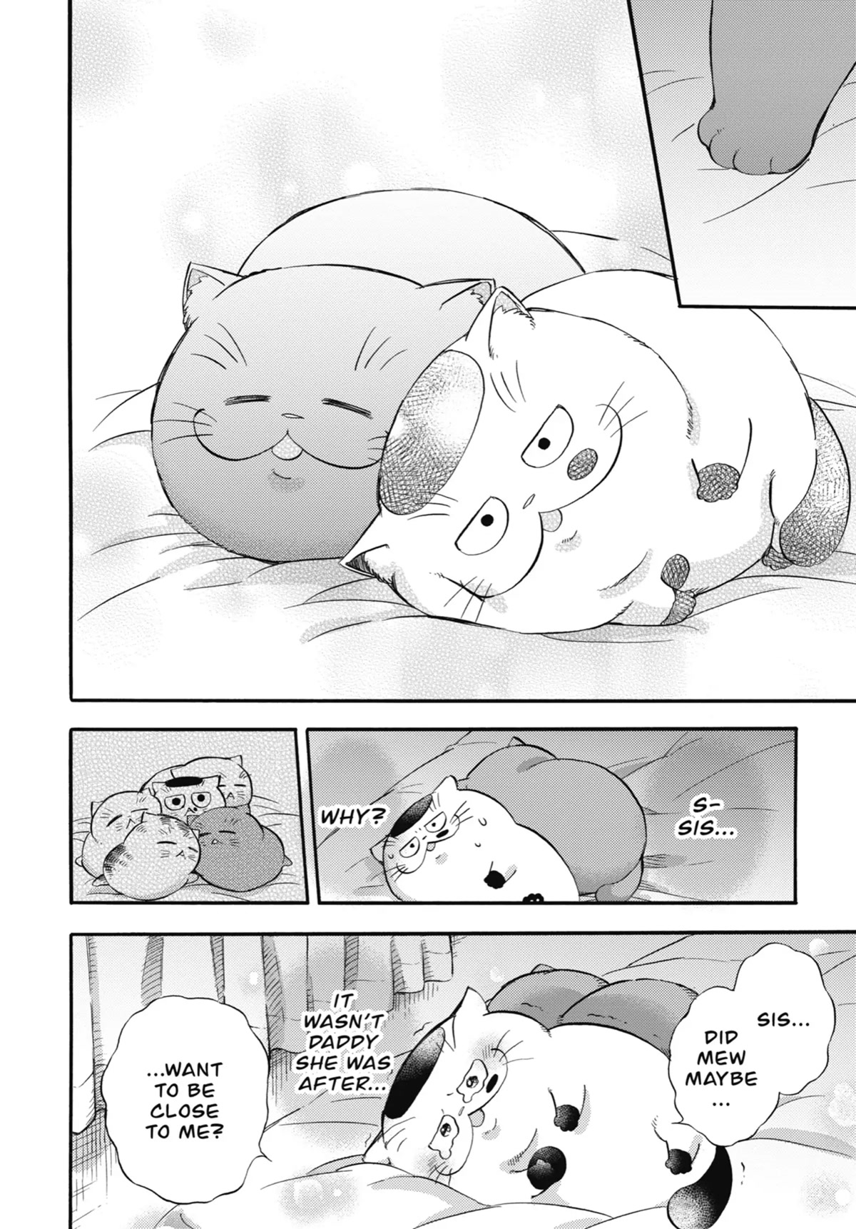 Ojisama to Neko Chapter 61.5 page 4 - Chapter 61.5: Meowy Bedfellows