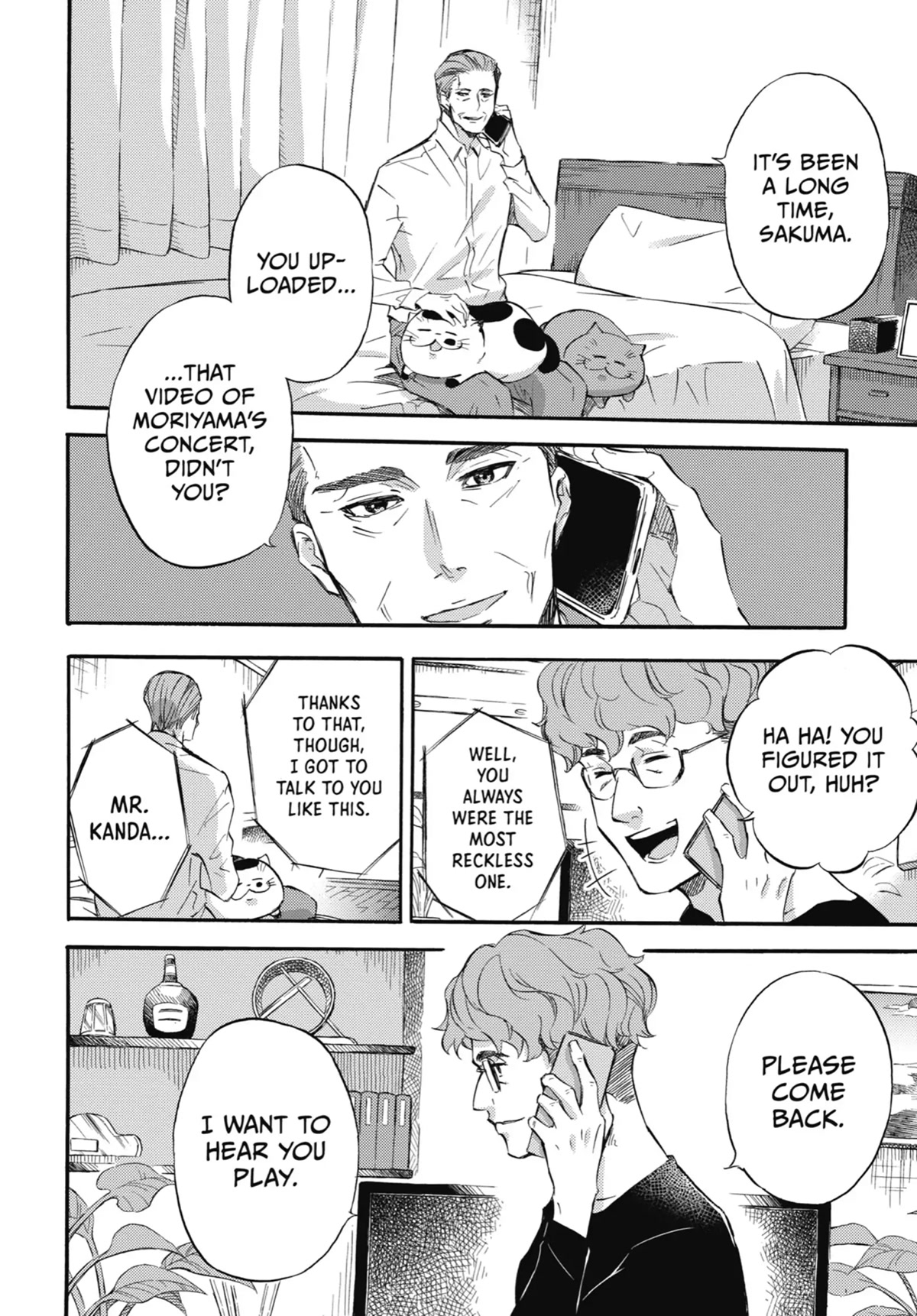 Ojisama to Neko Chapter 64 page 12 - Chapter 64: Go Fur It, Mori-mori