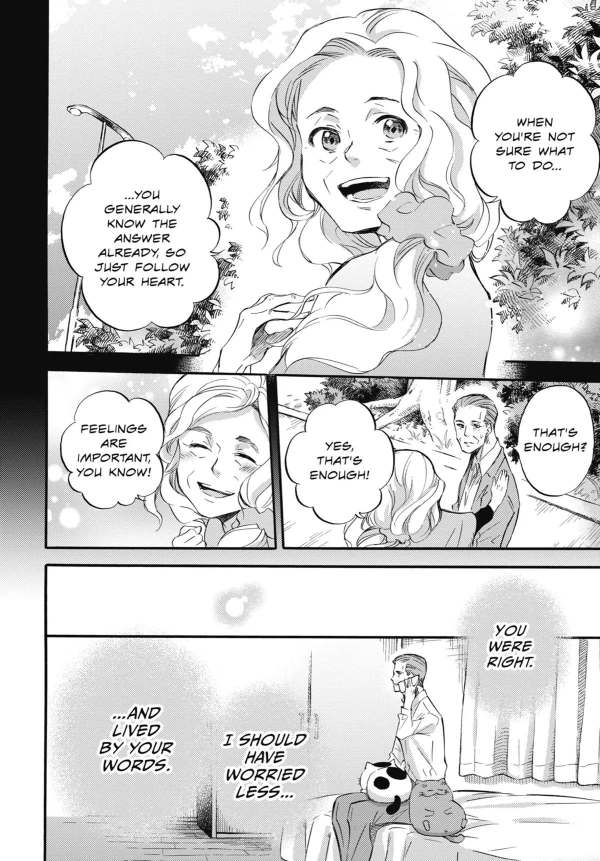 Ojisama to Neko Chapter 64 page 16 - Chapter 64: Go Fur It, Mori-mori