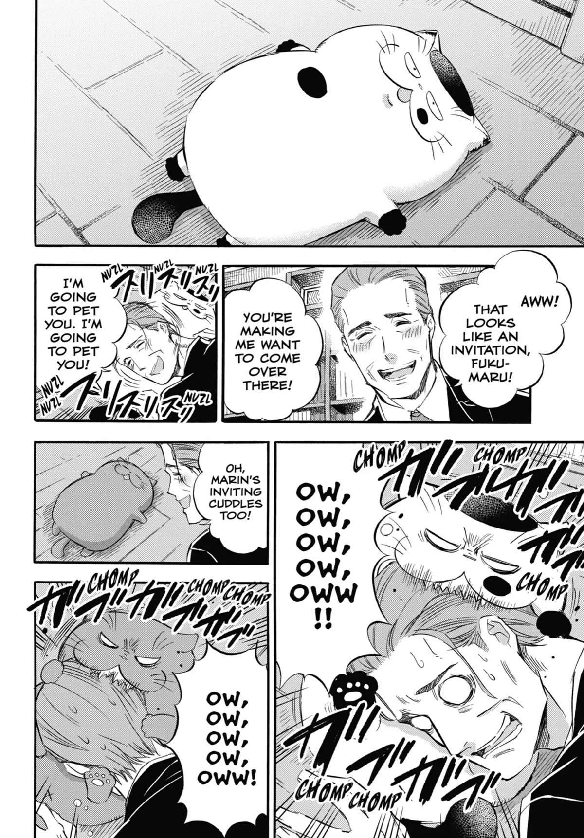 Ojisama to Neko Chapter 66 page 21 - Chapter 66: Fukumaru's a Great Fisherman