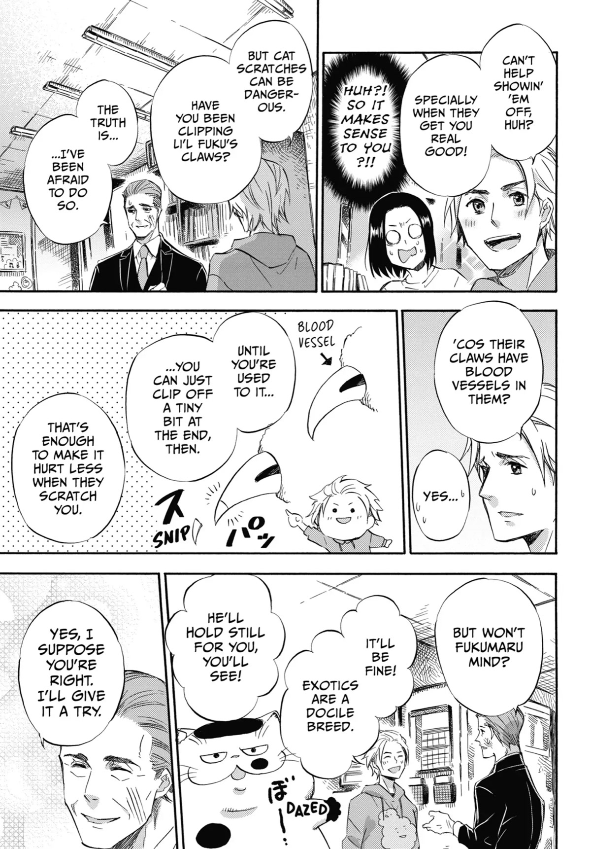 Ojisama to Neko Chapter 66 page 24 - Chapter 66: Fukumaru's a Great Fisherman