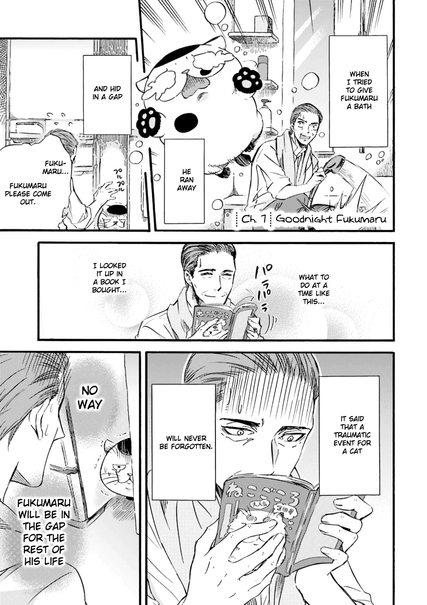 Ojisama to Neko Chapter 7 page 1 - Chapter 7: Goodnight Fukumaru