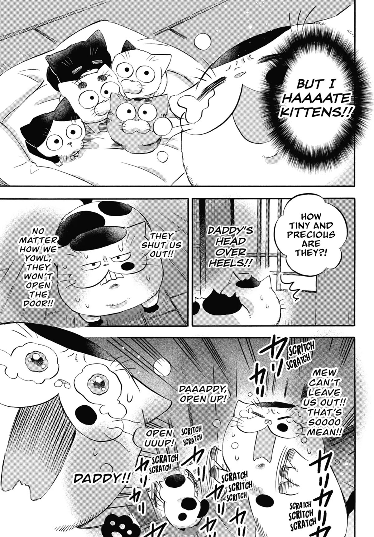 Ojisama to Neko Chapter 70 page 14 - Chapter 70: Scrub-Brush Invasion!