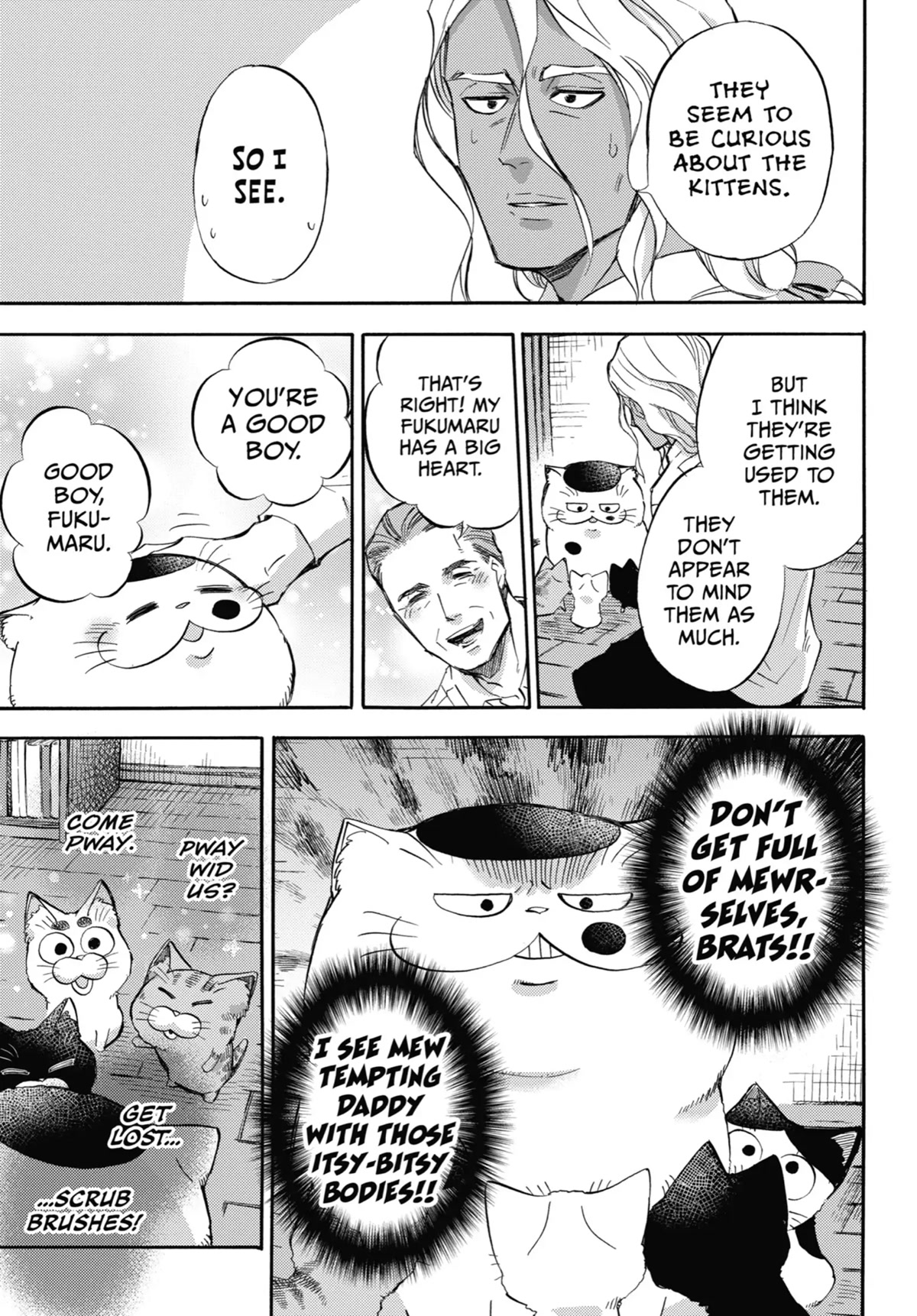 Ojisama to Neko Chapter 70 page 22 - Chapter 70: Scrub-Brush Invasion!
