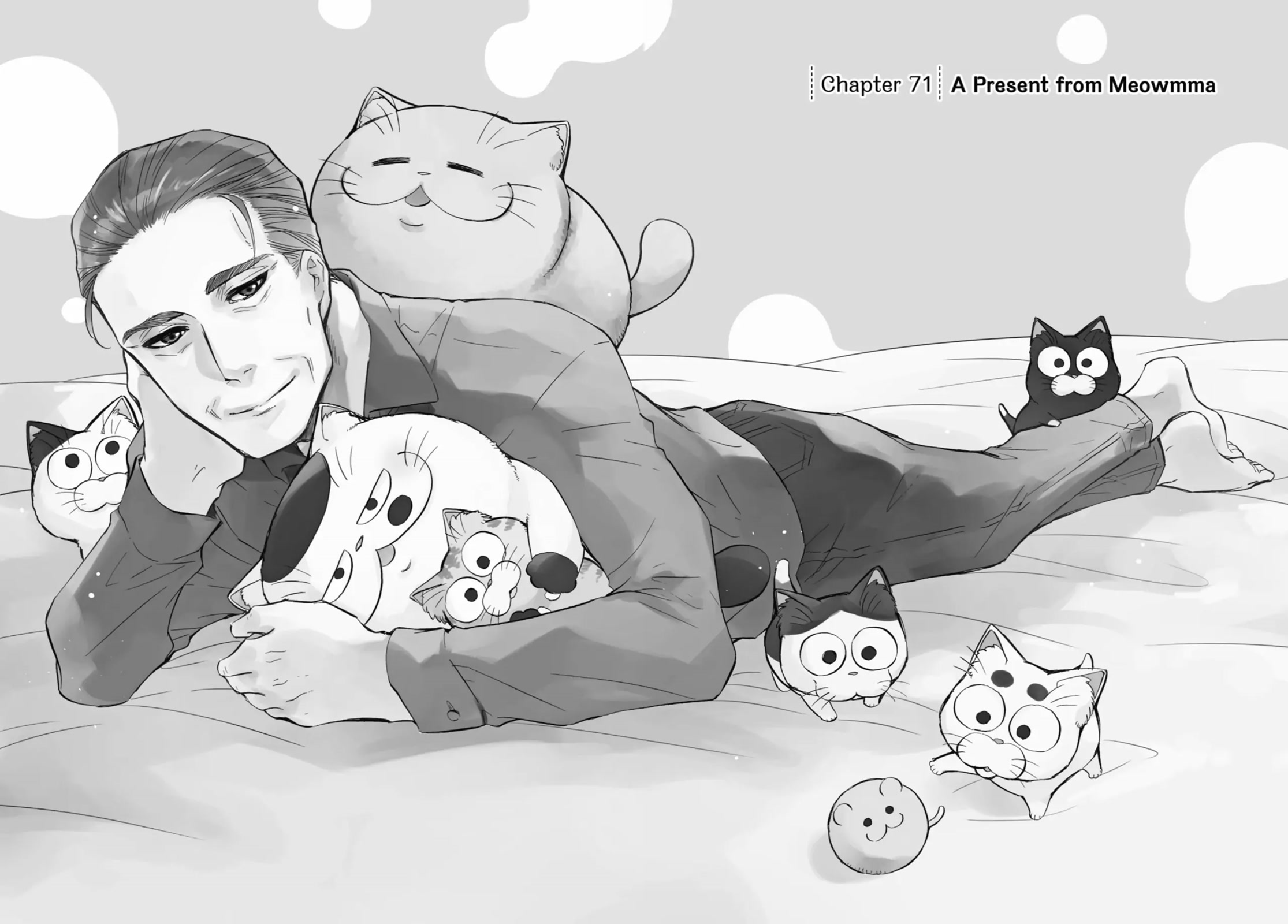 Ojisama to Neko Chapter 71 page 1 - Chapter 71: A Present From Meowmma