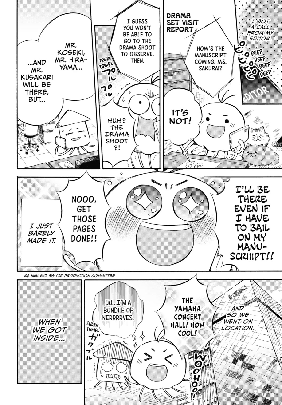 Ojisama to Neko Chapter 73.5 page 2 - Chapter 73.5: Drama Set Visit Report
