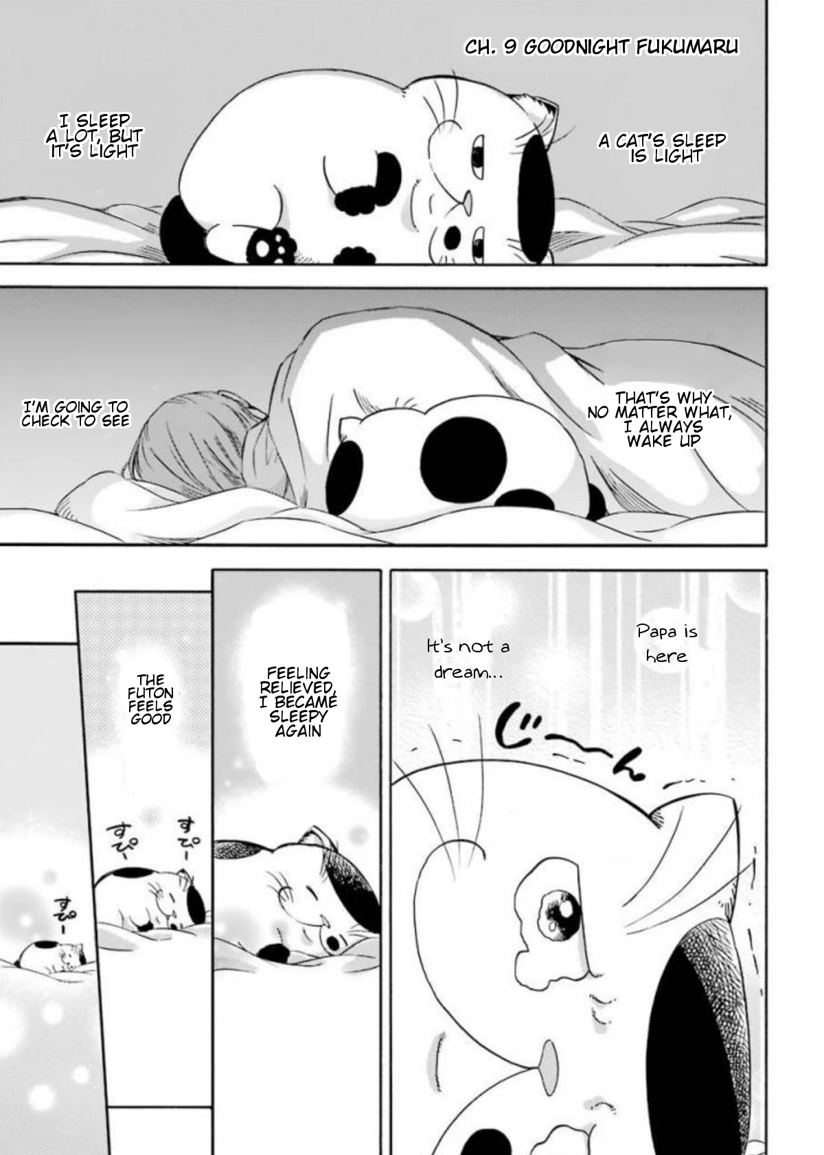 Ojisama to Neko Chapter 9 page 1 - Chapter 9: Goodnight Fukumaru