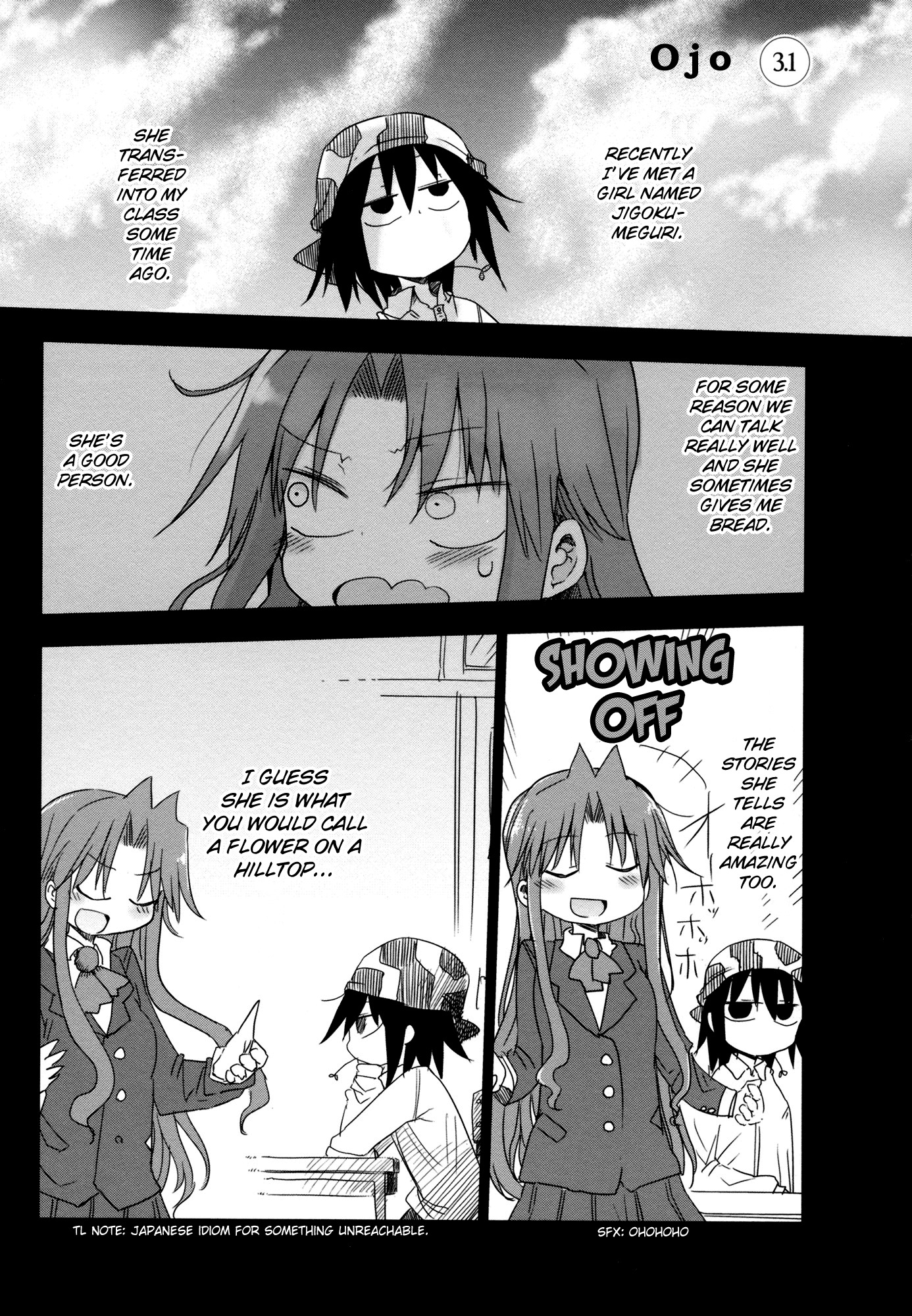Ojojojo Chapter 3.1 page 1 - Chapter 3.1