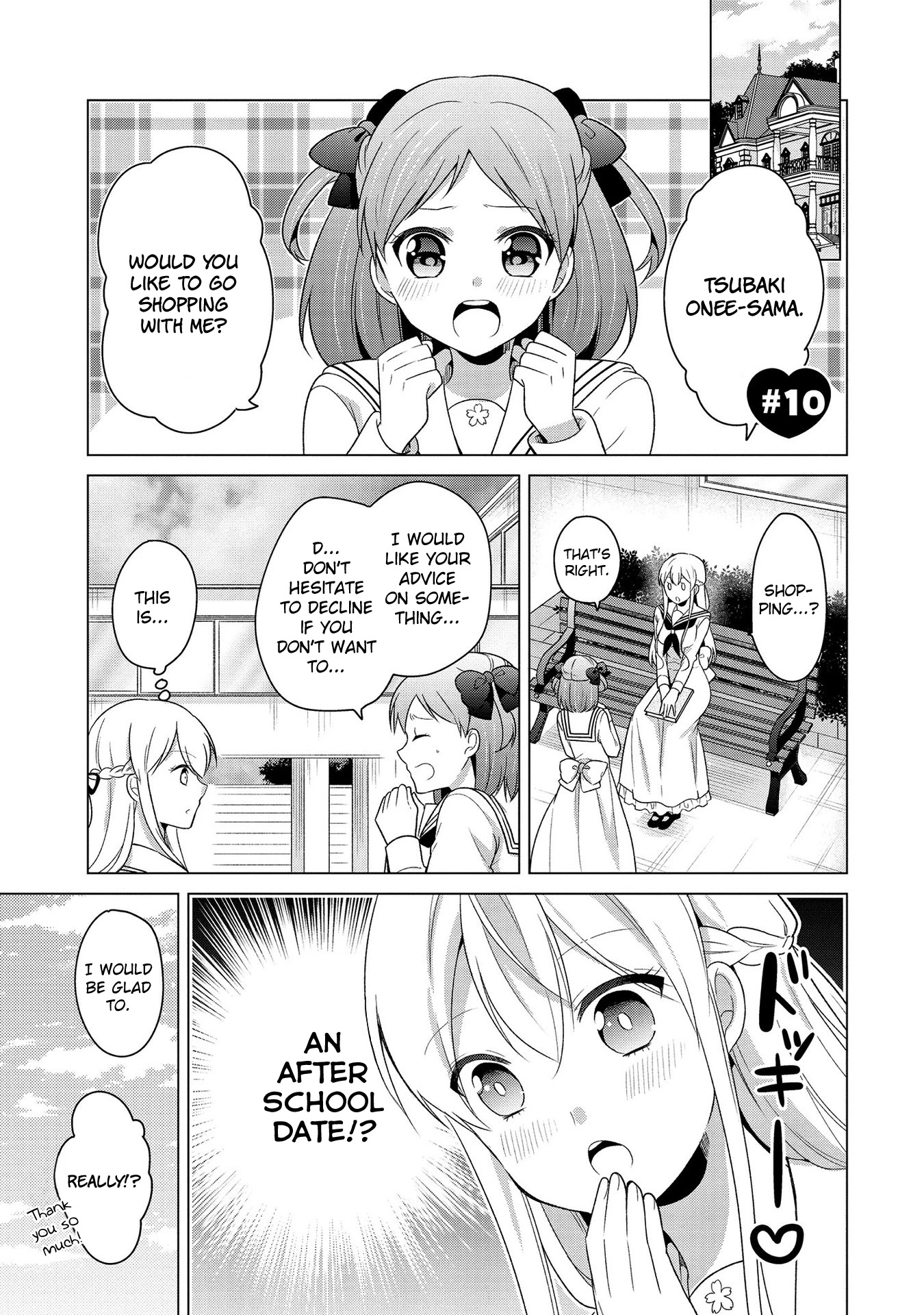 Ojou-sama wa Love Come no Shujinkou ni Naritai! Chapter 10 page 1 - Chapter 10