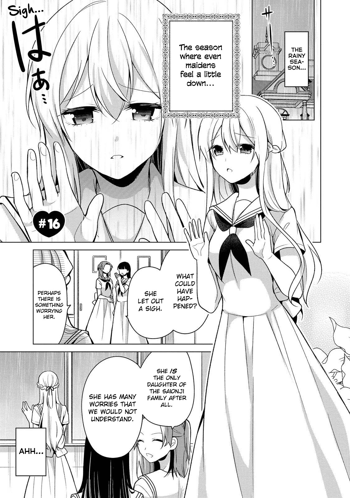 Ojou-sama wa Love Come no Shujinkou ni Naritai! Chapter 16 page 1 - Chapter 16