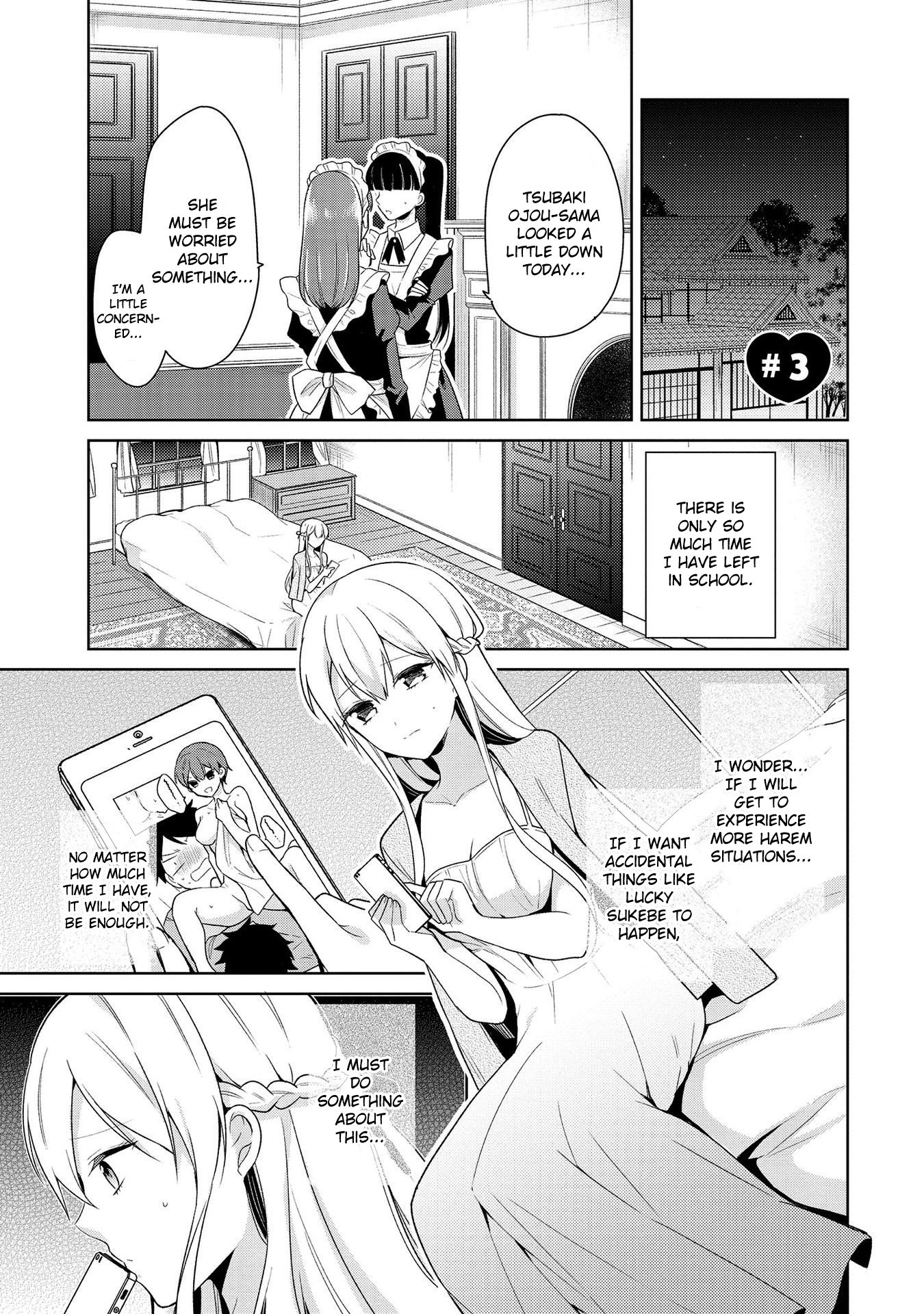 Ojou-sama wa Love Come no Shujinkou ni Naritai! Chapter 3 page 1 - Chapter 3