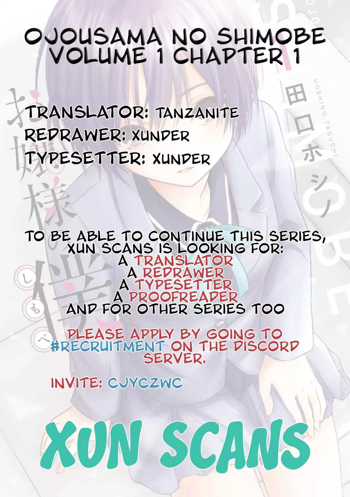 Ojousama no Shimobe Chapter 1 page 5 - Chapter 1: Let's Change
