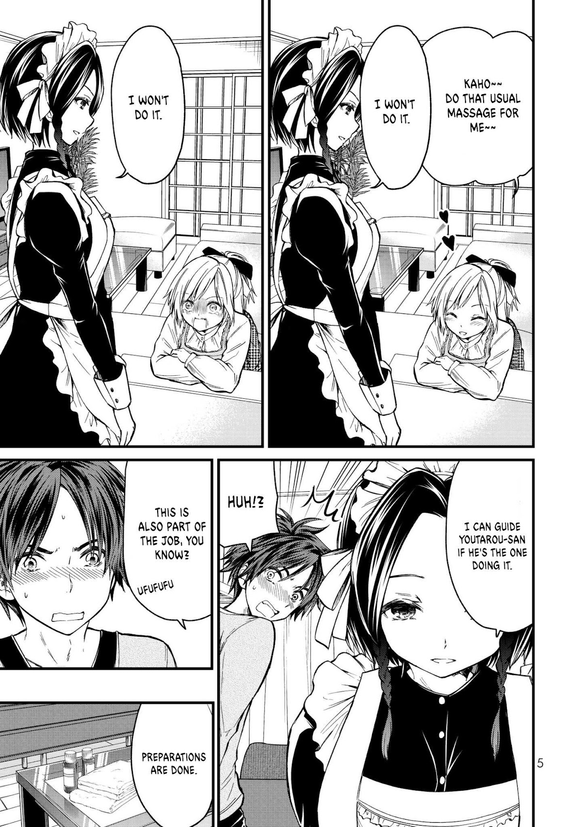 Ojousama no Shimobe Chapter 10 page 8 - Chapter 10: Let's Rub