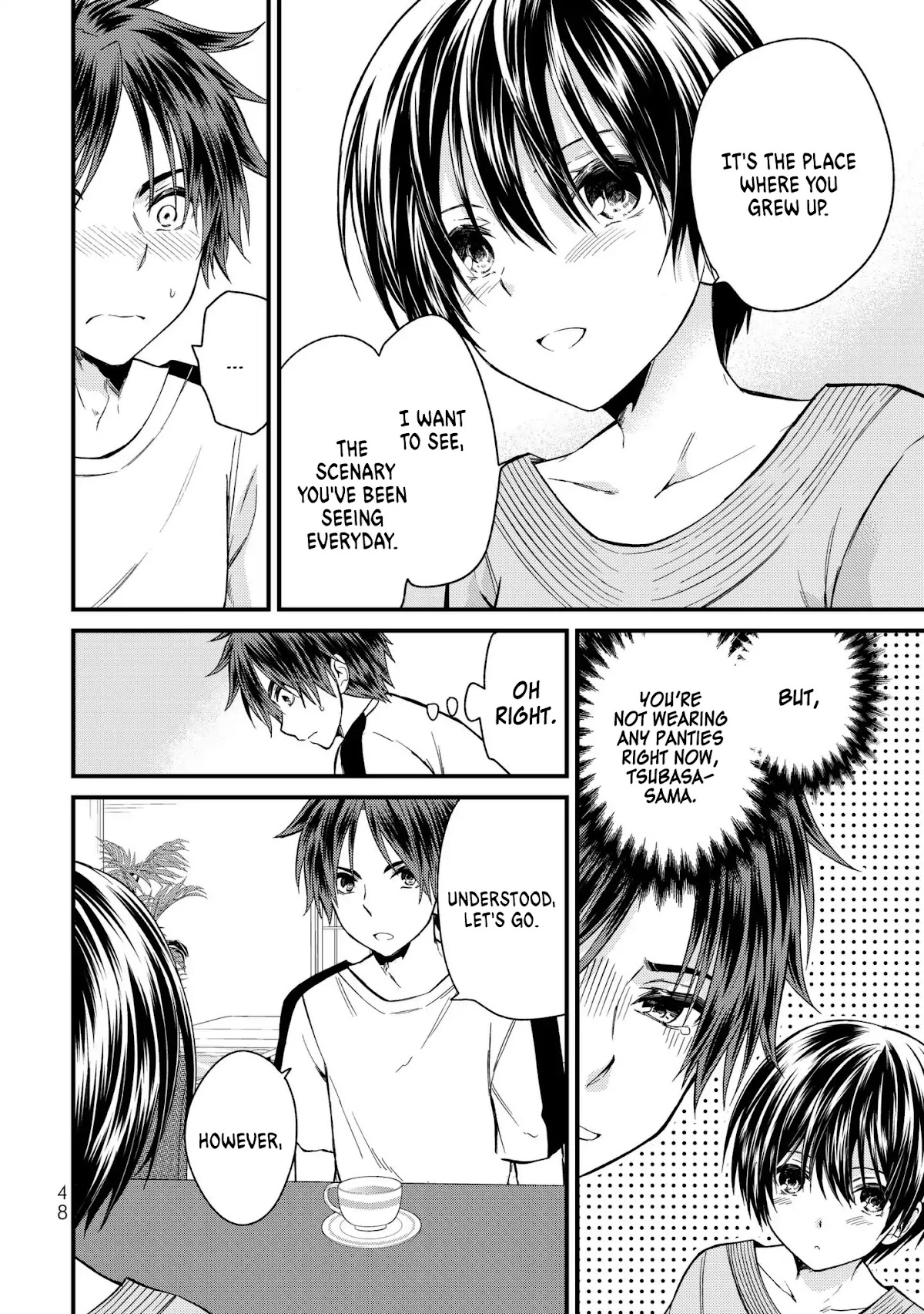 Ojousama no Shimobe Chapter 12 page 9 - Chapter 12: Not wearing any