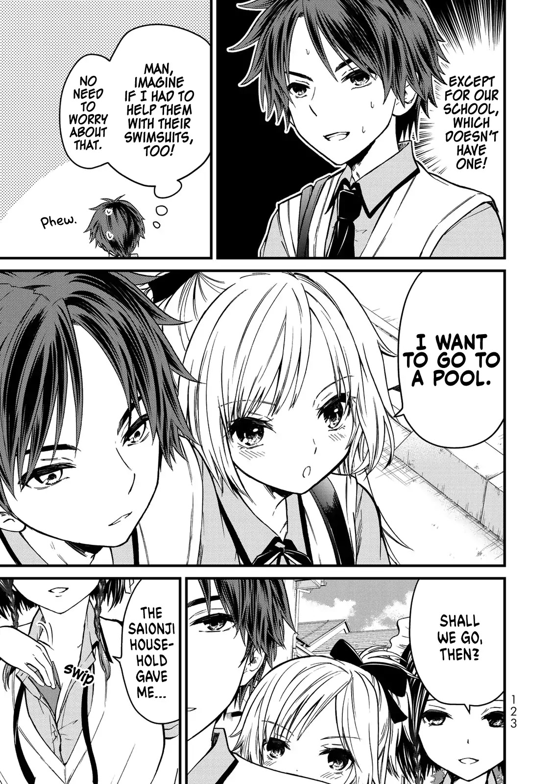 Ojousama no Shimobe Chapter 27 page 4 - Chapter 27: Let's wear swimsuits