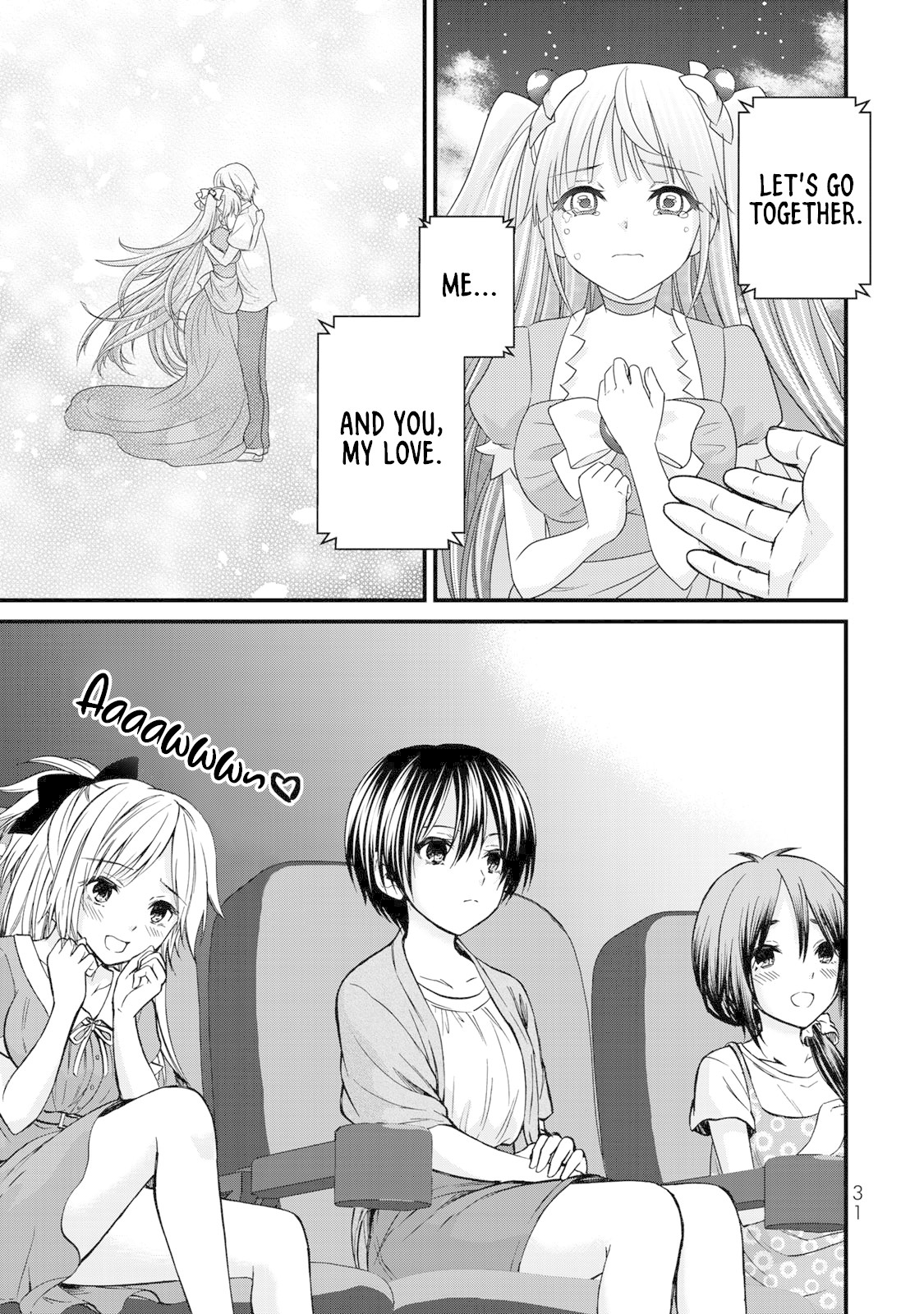 Ojousama no Shimobe Chapter 38 page 10 - Chapter 38: Let's watch a movie
