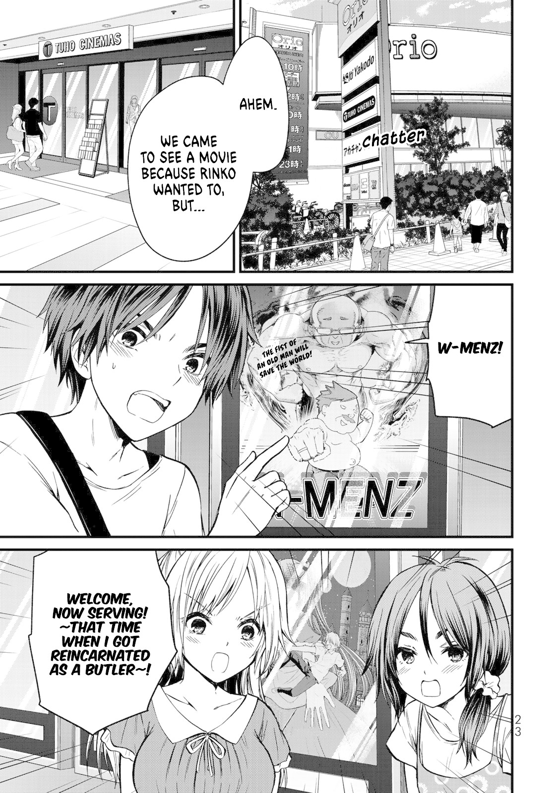 Ojousama no Shimobe Chapter 38 page 2 - Chapter 38: Let's watch a movie