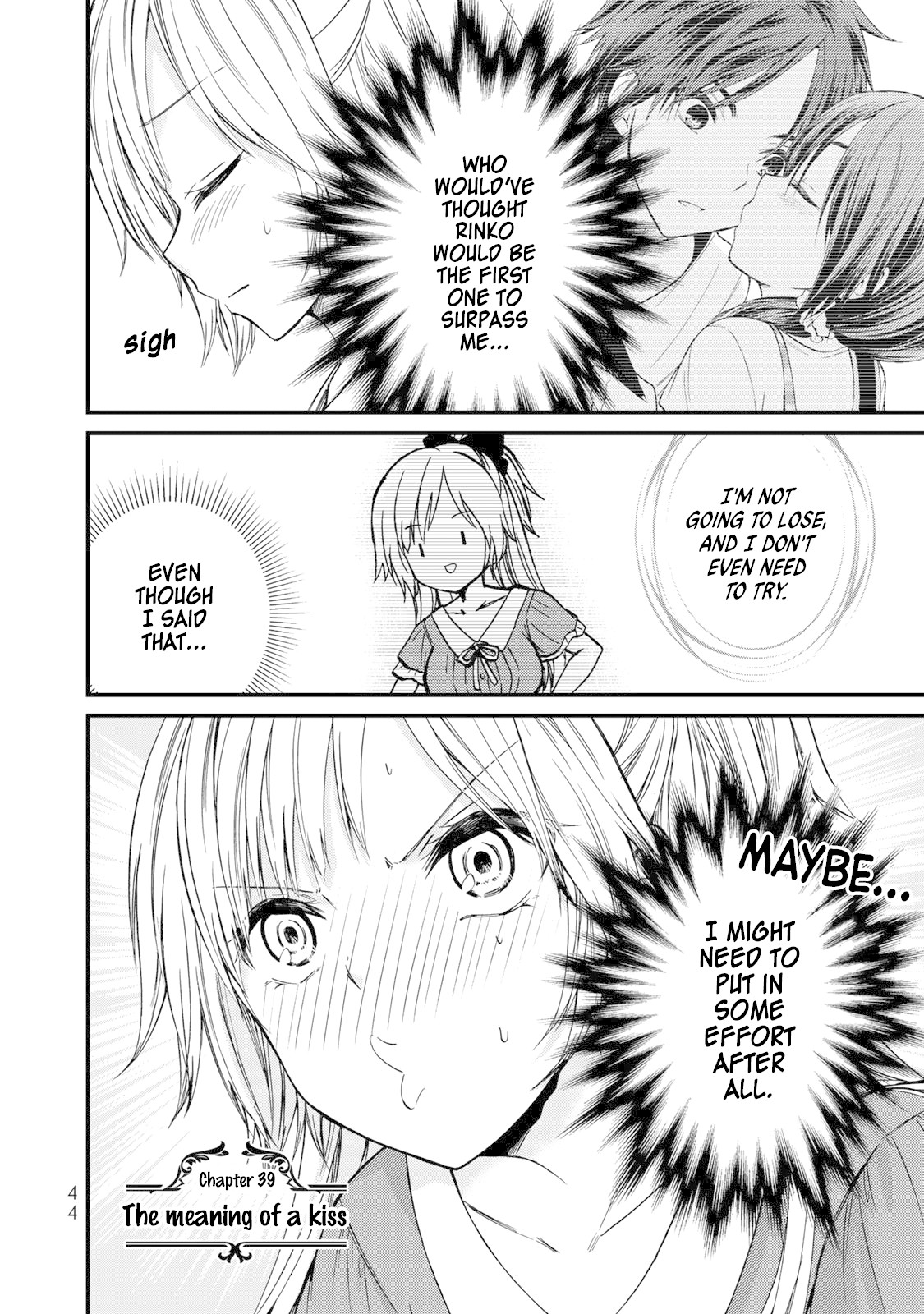 Ojousama no Shimobe Chapter 39 page 3 - Chapter 39: The meaning of a kiss