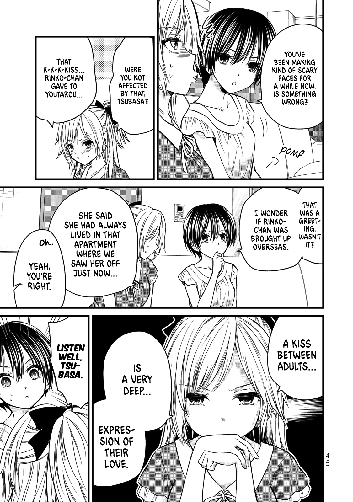 Ojousama no Shimobe Chapter 39 page 4 - Chapter 39: The meaning of a kiss