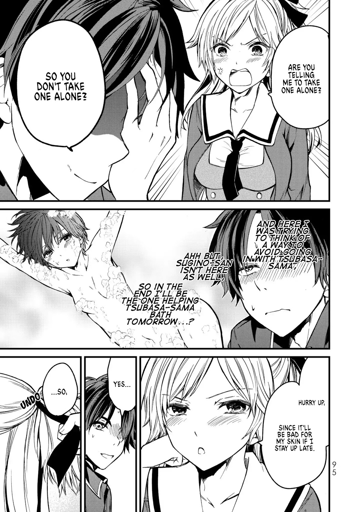 Ojousama no Shimobe Chapter 4 page 3 - Chapter 4: Let's Undress