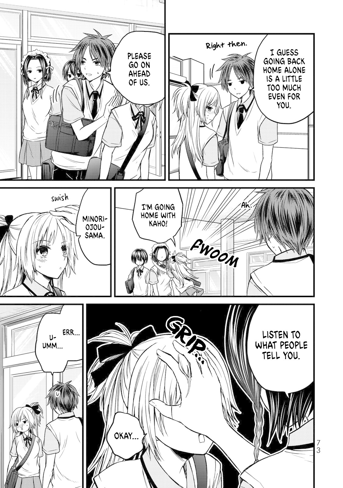 Ojousama no Shimobe Chapter 40 page 14 - Chapter 40: You're tearing me apart