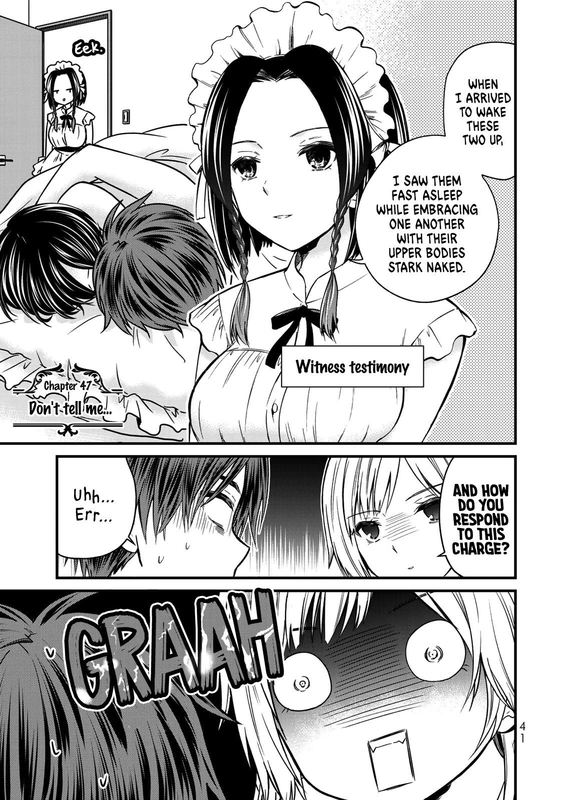 Ojousama no Shimobe Chapter 47 page 2 - Chapter 47: Don't tell me...
