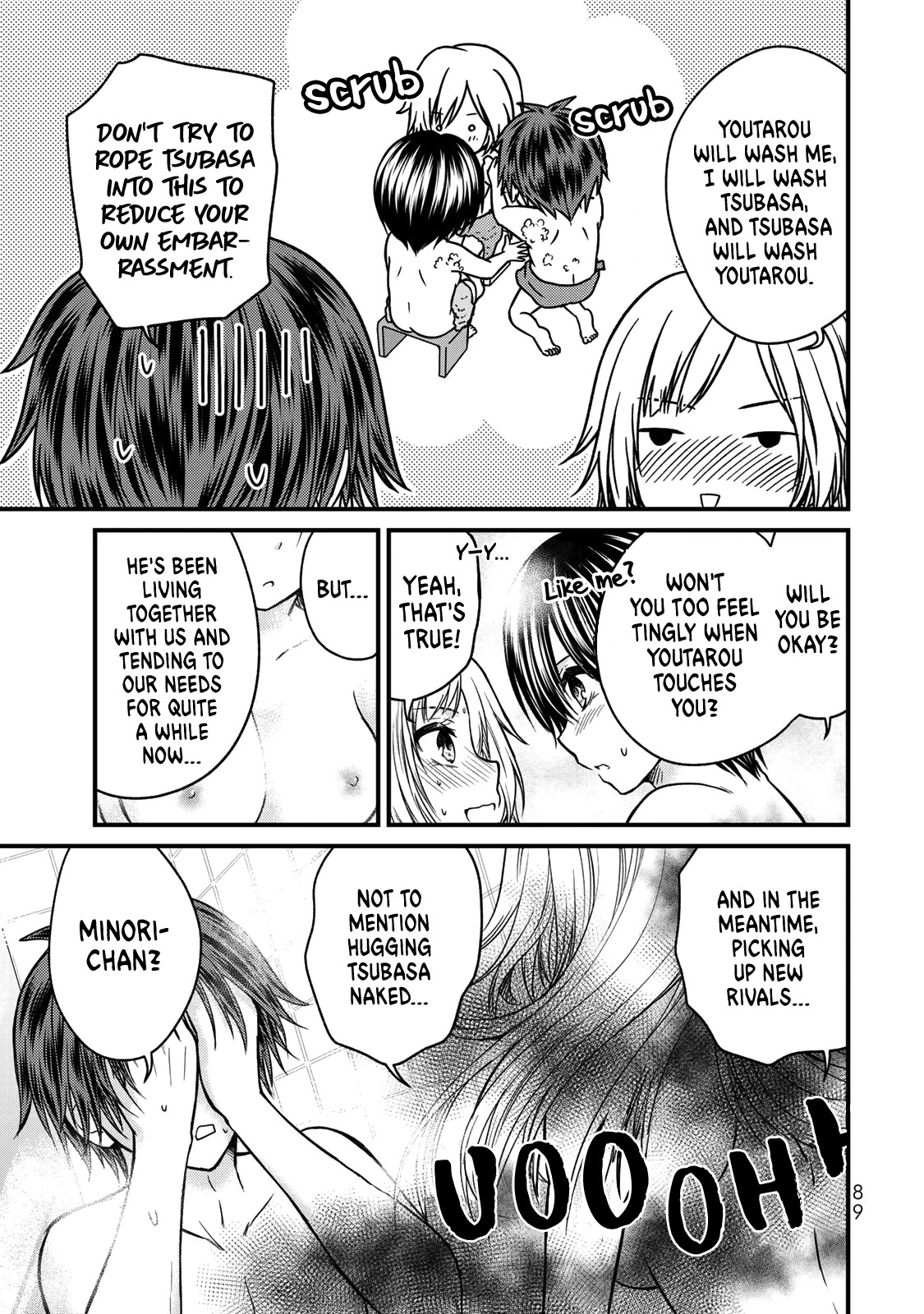 Ojousama no Shimobe Chapter 49 page 14 - Chapter 49: Let's wash each other