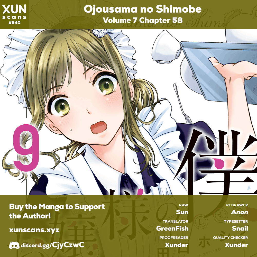 Ojousama no Shimobe Chapter 58 page 1 - Chapter 58: Independence