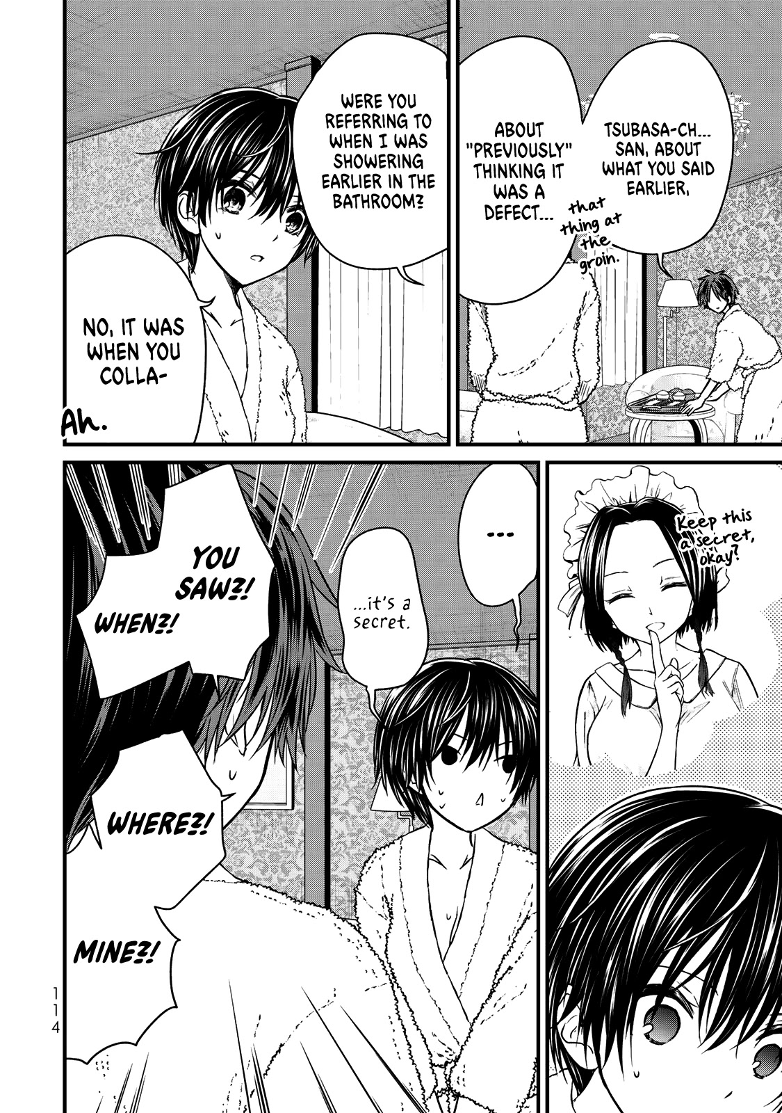 Ojousama no Shimobe Chapter 60 page 17 - Chapter 60: The couple's first time