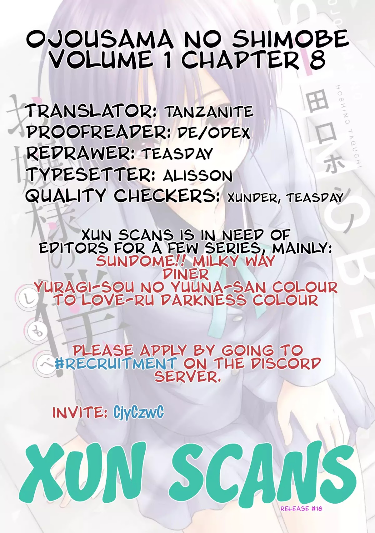 Ojousama no Shimobe Chapter 8 page 21 - Chapter 8: Let's Sleep Together