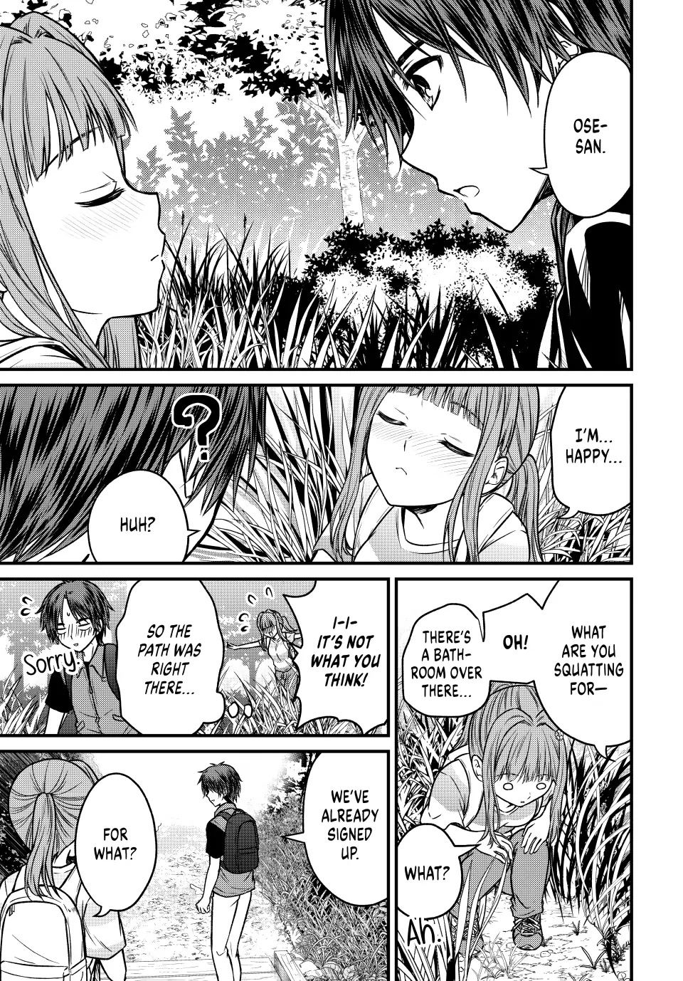 Ojousama no Shimobe Chapter 95 page 9 - Chapter 95: I’m...Happy