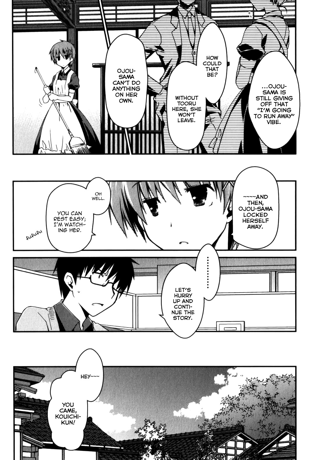 Ojousama wa Nigedashita Chapter 15 page 14 - Chapter 15: Shizuka's Reality [First Part]