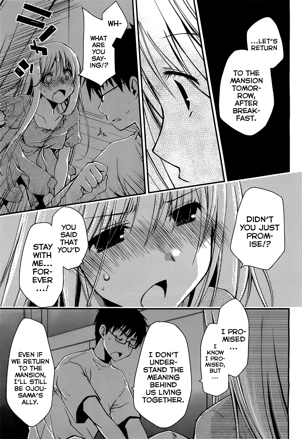 Ojousama wa Nigedashita Chapter 5 page 7 - Chapter 5: Miniature Garden