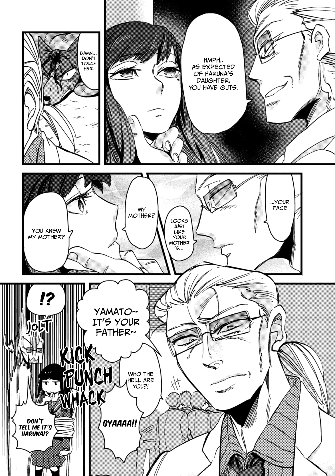 Ojyo with Seven Dogs Chapter 2 page 12 - Chapter 2: Young Miss and Mad Dog's Owner