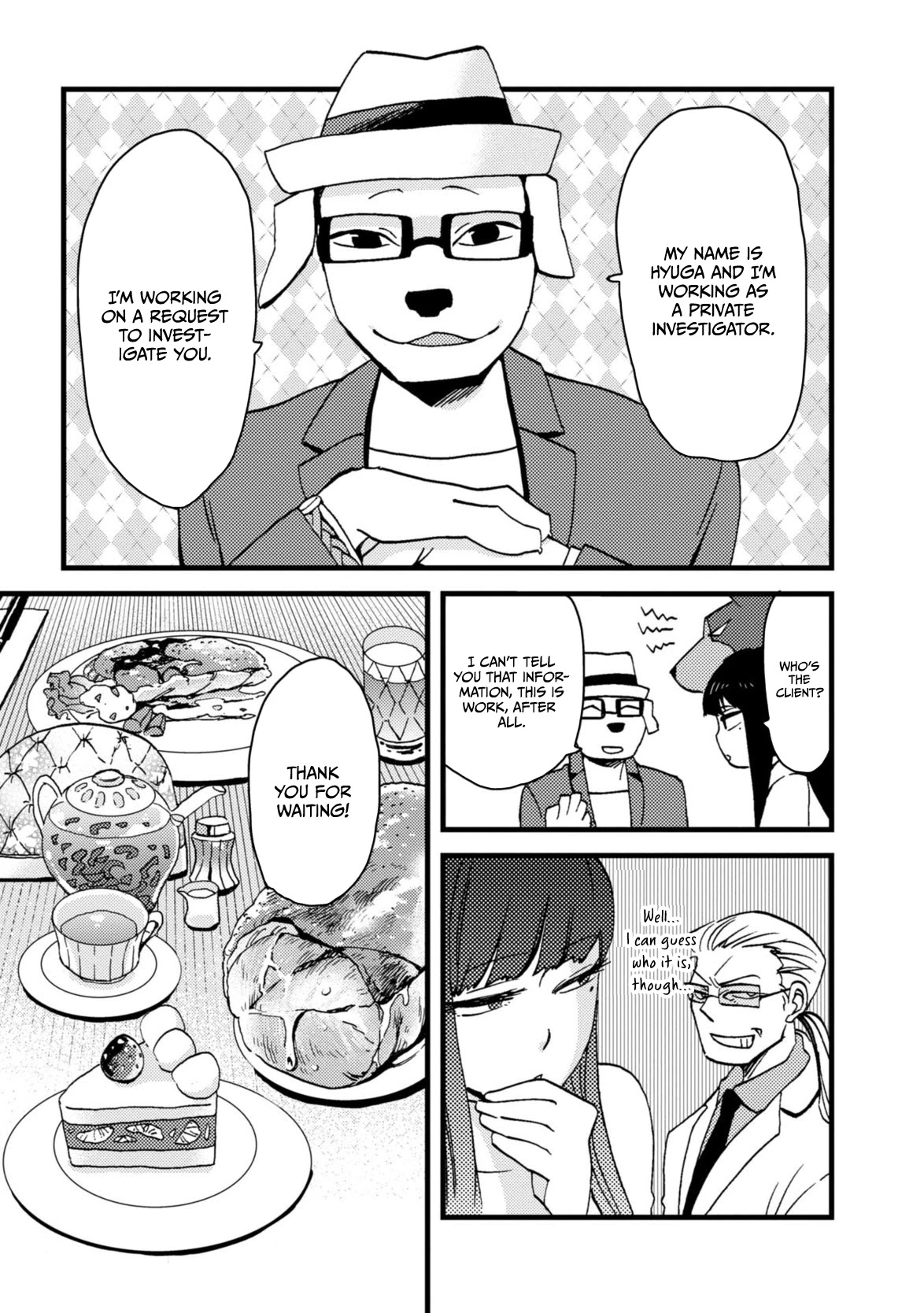 Ojyo with Seven Dogs Chapter 3 page 11 - Chapter 3: Young Miss and The Intellectual Dog