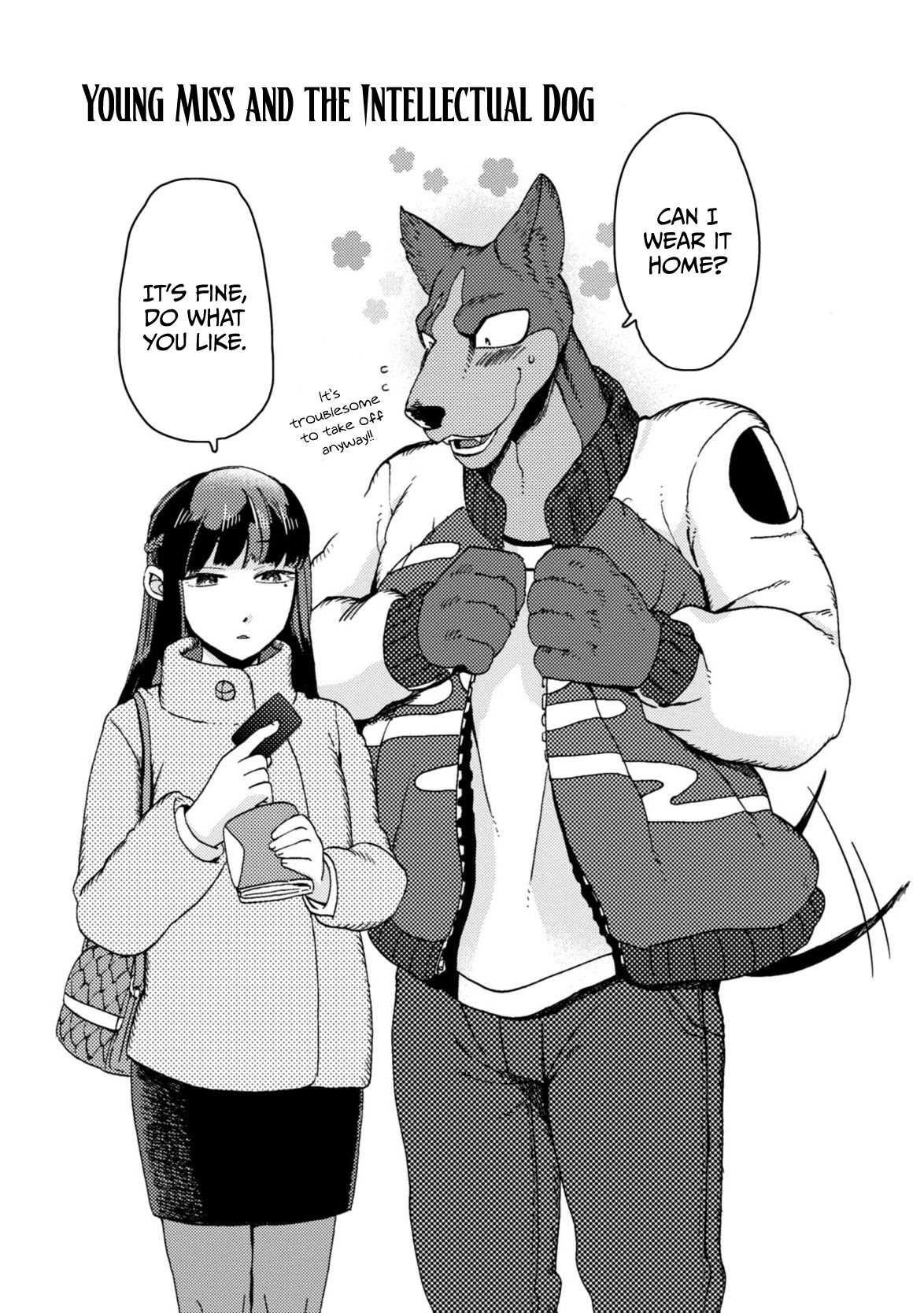 Ojyo with Seven Dogs Chapter 3 page 2 - Chapter 3: Young Miss and The Intellectual Dog