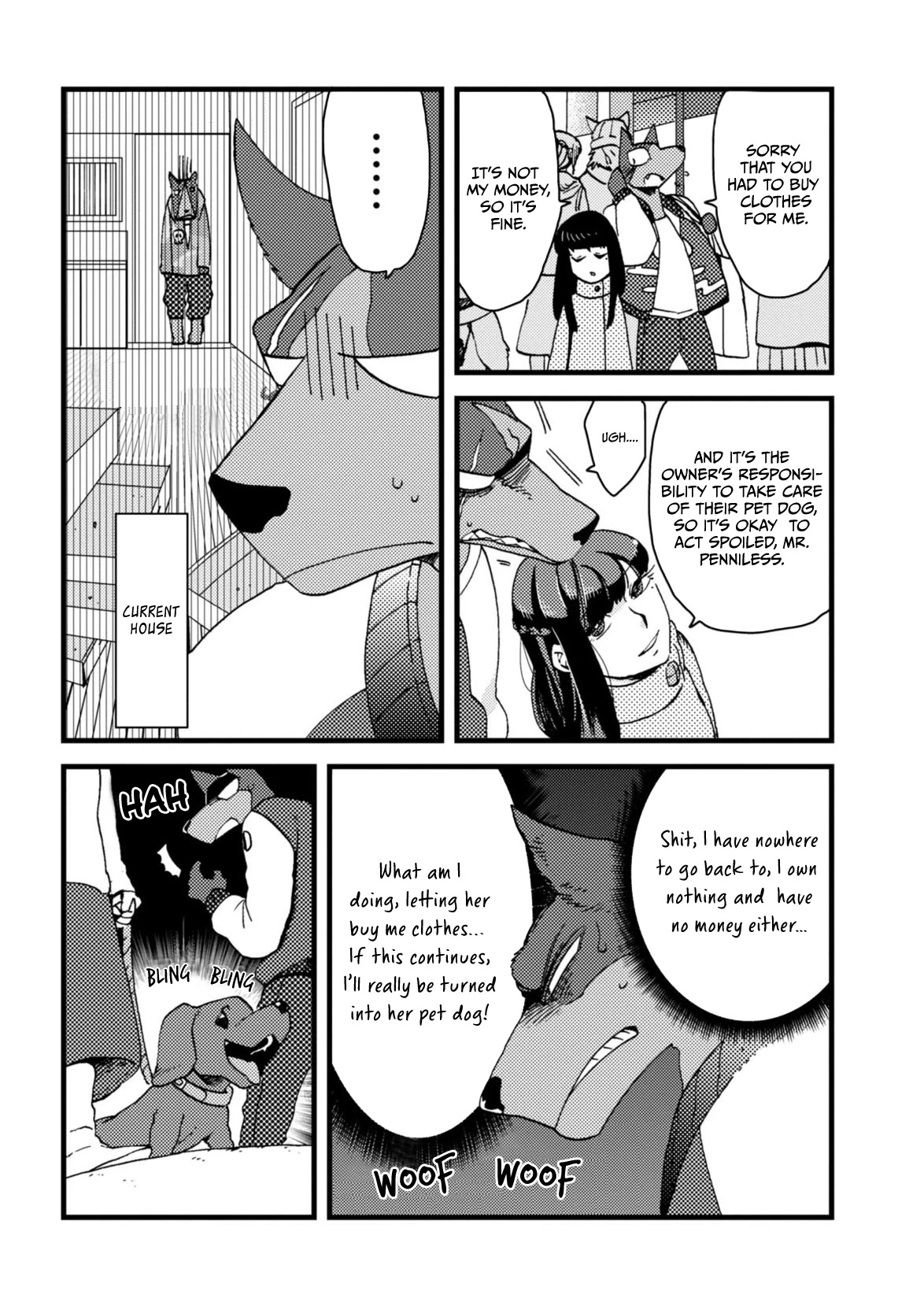 Ojyo with Seven Dogs Chapter 3 page 3 - Chapter 3: Young Miss and The Intellectual Dog