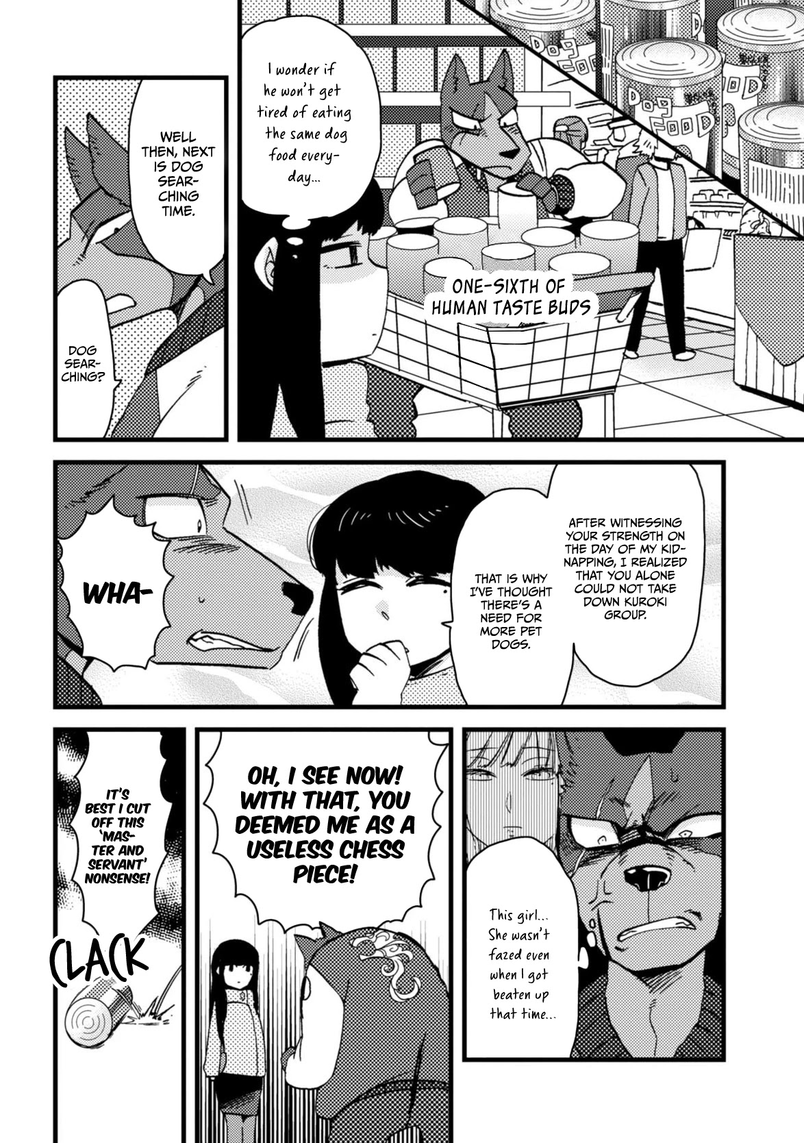 Ojyo with Seven Dogs Chapter 3 page 5 - Chapter 3: Young Miss and The Intellectual Dog