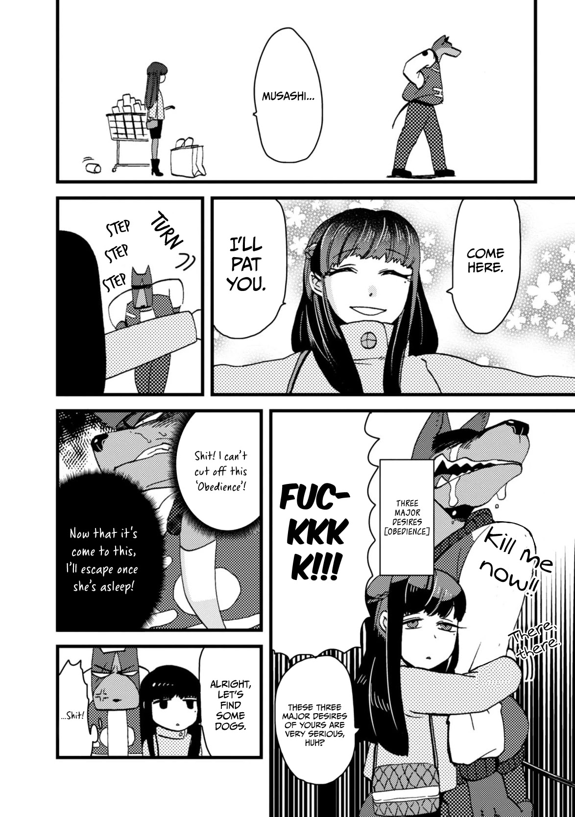Ojyo with Seven Dogs Chapter 3 page 6 - Chapter 3: Young Miss and The Intellectual Dog