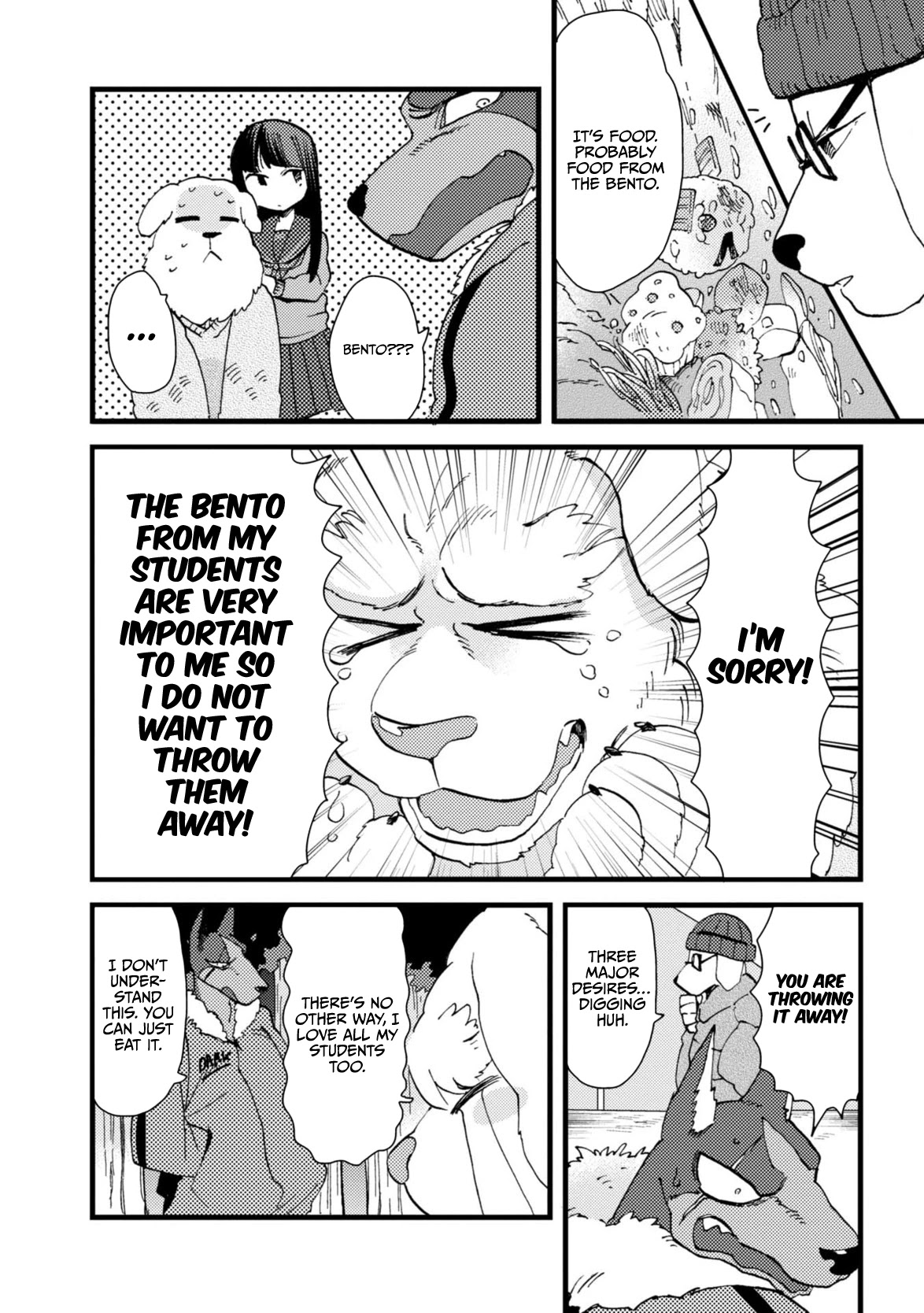 Ojyo with Seven Dogs Chapter 4 page 14 - Chapter 4: Young Miss and Giant Dog