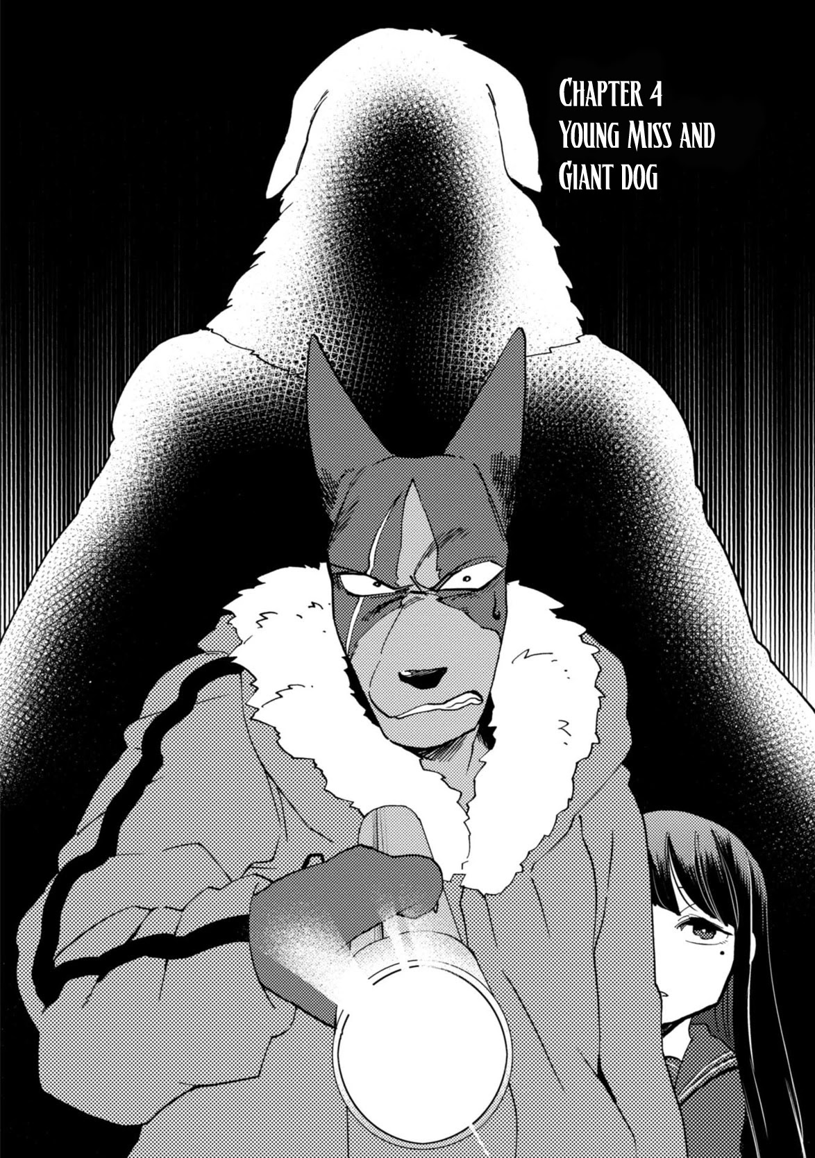 Ojyo with Seven Dogs Chapter 4 page 2 - Chapter 4: Young Miss and Giant Dog