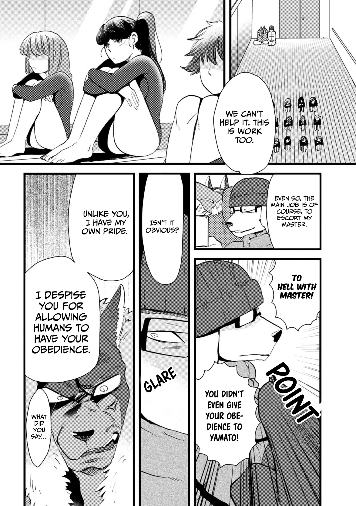 Ojyo with Seven Dogs Chapter 4 page 5 - Chapter 4: Young Miss and Giant Dog