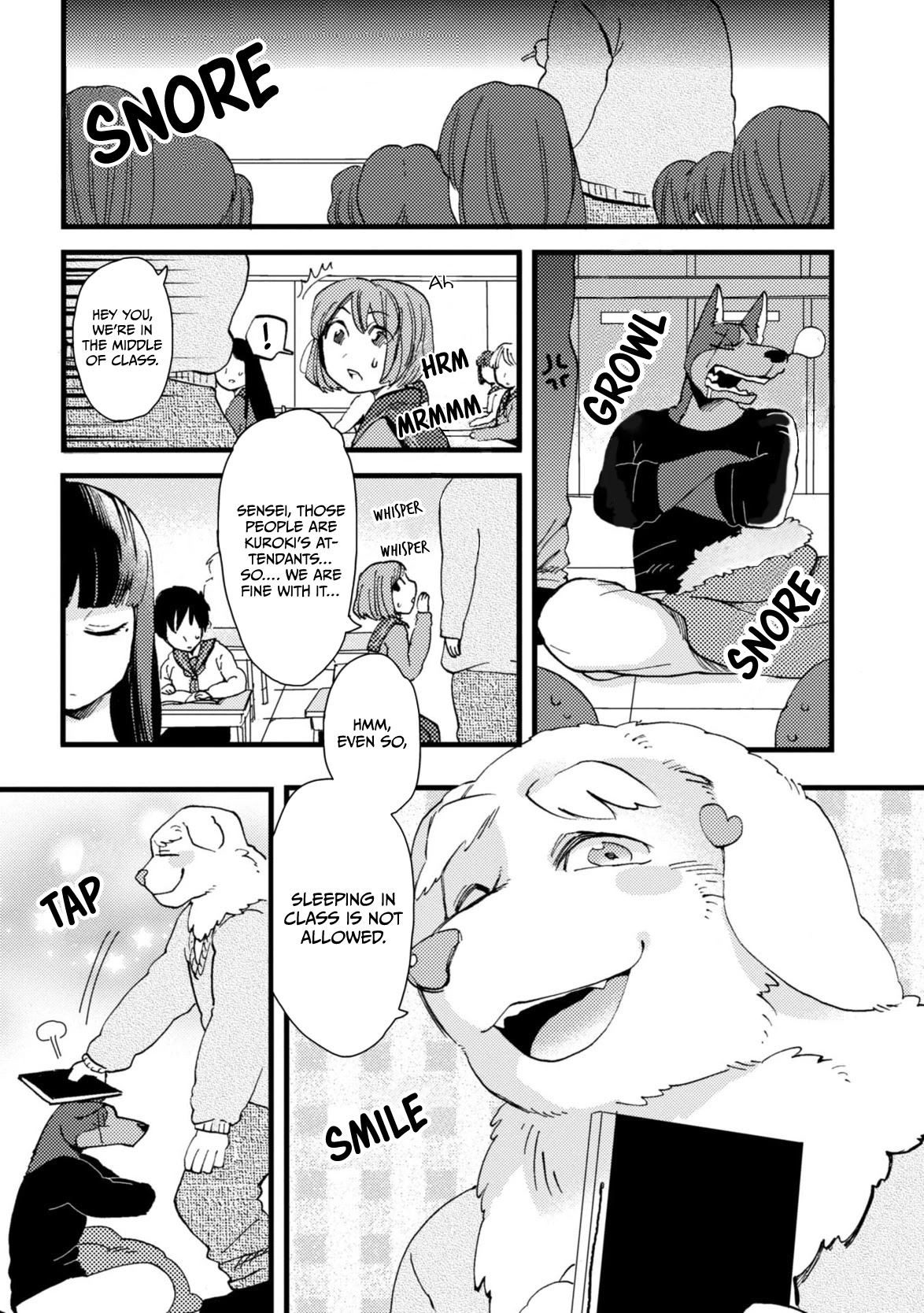 Ojyo with Seven Dogs Chapter 4 page 7 - Chapter 4: Young Miss and Giant Dog