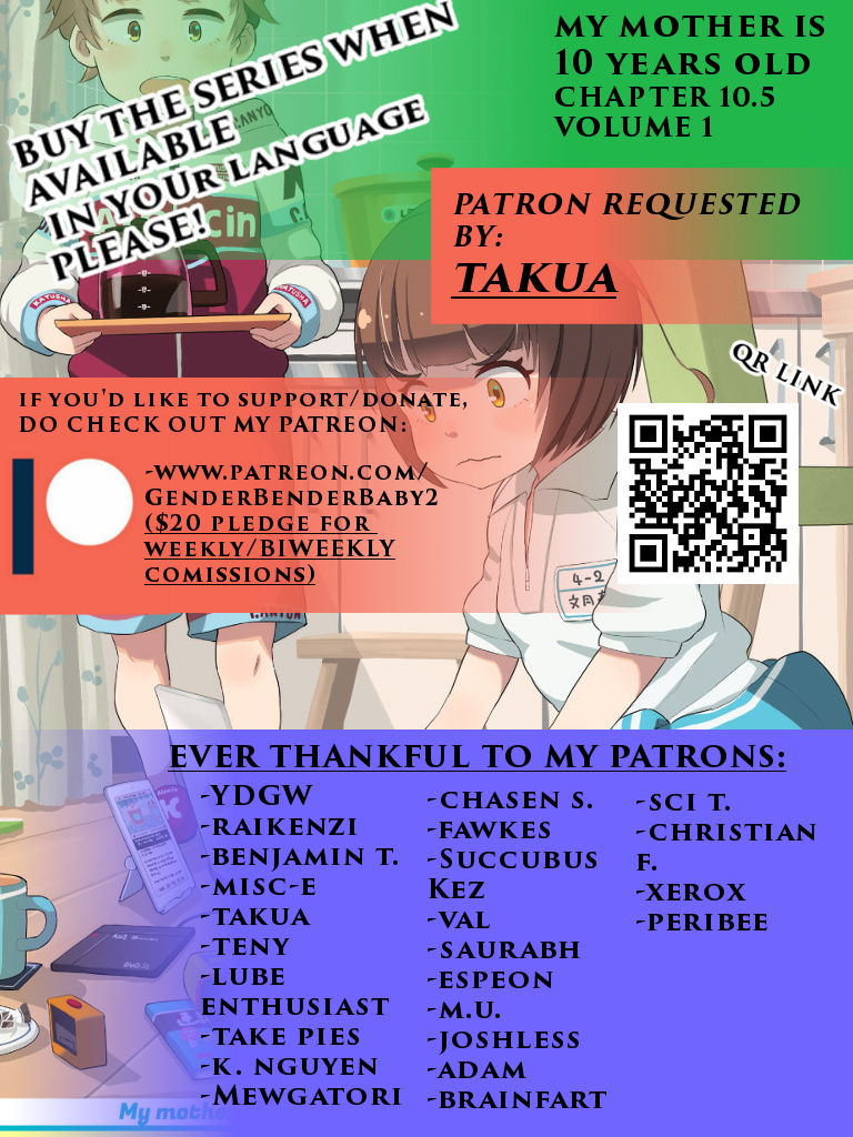 Okaa-san (10-sai) to Boku Chapter 10.5 page 1 - Chapter 10.5