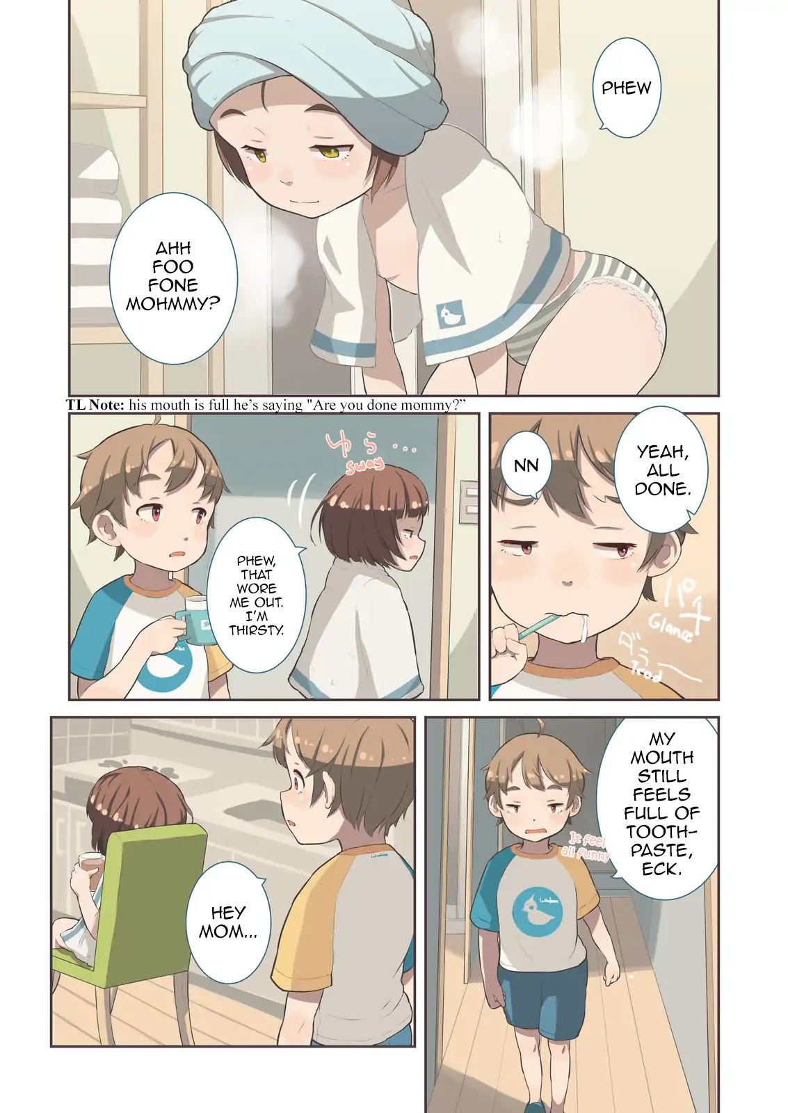 Okaa-san (10-sai) to Boku Chapter 4 page 4 - Chapter 4