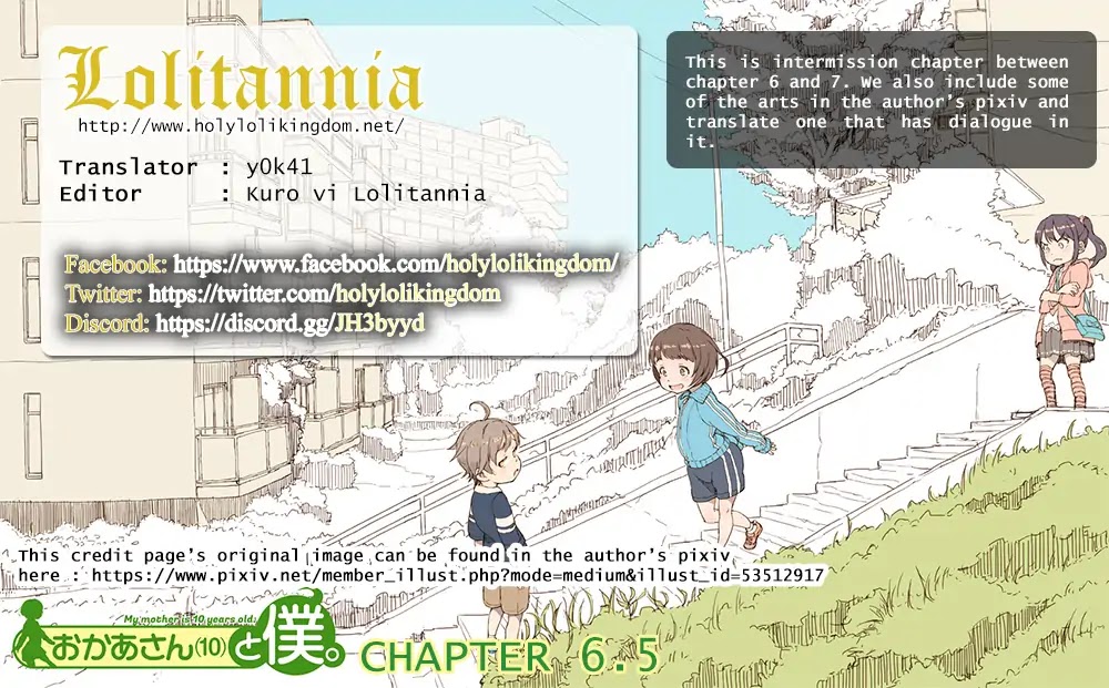 Okaa-san (10-sai) to Boku Chapter 6.5 page 1 - Chapter 6.5