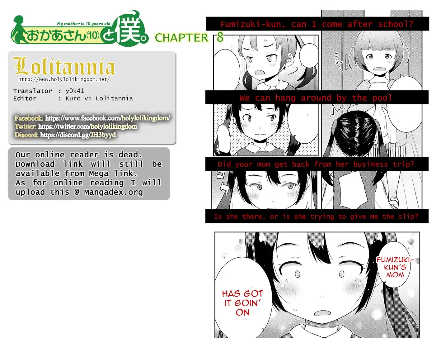 Okaa-san (10-sai) to Boku Chapter 8 page 1 - Chapter 8