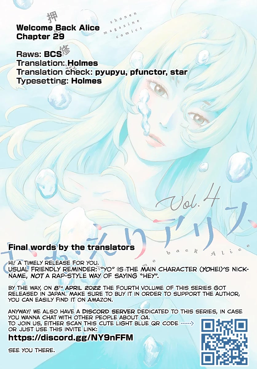 Okaeri Alice Chapter 29 page 31 - Chapter 29: Obsessive delusion