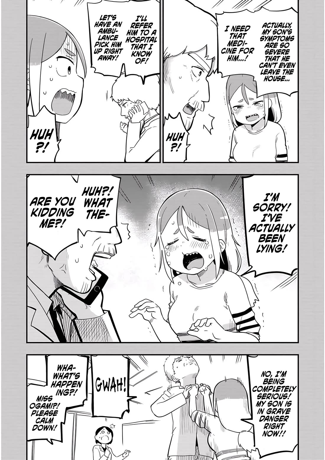Ōkami-kun wa Hayakawa-san ni katenai Chapter 19.1 page 2 - Chapter 19.1: Mom vs The Doctor